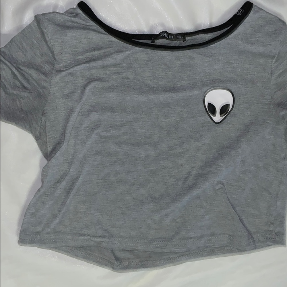Space Alien Crop Top